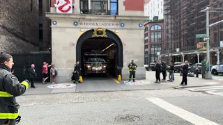 Hook & Ladder 8 FDNY on call, Ghostbusters firehouse