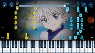 Hunter x Hunter OP  - Departure! - Piano Tutorial / Piano Cover