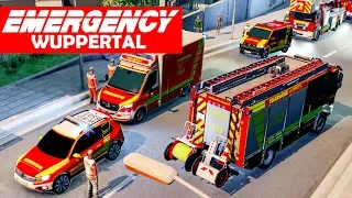 EMERGENCY Wuppertal #6: GEBÄUDEBRAND geht auf Siedlung über! | Rettungs-Simulation Gameplay