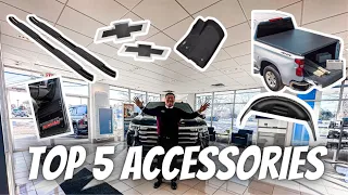 TOP 5 ACCESSORIES FOR YOUR 2023 CHEVY SILVERADO | THERE'S BEEN A NEW ITEM!