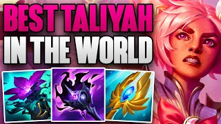 BEST TALIYAH MID PLAYER IN THE WORLD CARRIES HIS TEAM! | CHALLENGER TALIYAH MID GAMEPLAY