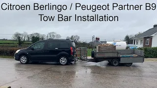 Citroen Berlingo / Peugeot Partner B9 Tow Bar Installation