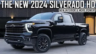 UPDATE: New 2024 Silverado 2500HD REVEALED! | HUGE Interior Update & Duramax Diesel Updated!