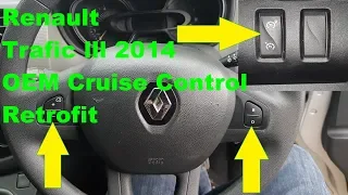 Renault Trafic 3 genuine cruise control retrofit! Including coding!