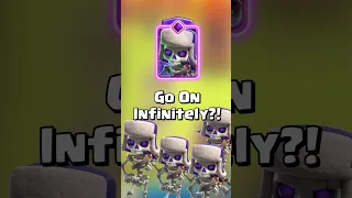 No Princess tower Will Elite Skeleton Evolution go on infinitely? #shorts #clashroyale