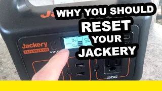 Why you should reset your Jackery