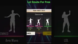 Lol emote for free in free fire #shorts  #FreeFire￼￼