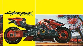 Cyberpunk 2077 [PS4 PRO] - Red Motorcycle Ride - First Person View