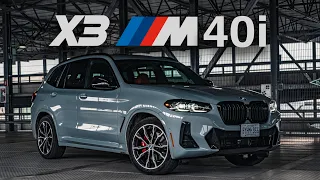 BMW X3 M40i (LCI) POV Drive, exhaust, revs, launch control, walk around, drivers assist test