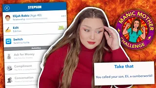 ABANDONING ALL MY CHILDREN IN BITLIFE! *MANIC MOTHER CHALLENGE*