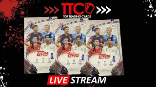 TTC BOX BREAK STREAM ⚽ 🔥🔥 TOPPS 23-24 UEFA CLUB COMPETITION RELEASE DAY STREAM | join our Breaks ⬇⬇⬇