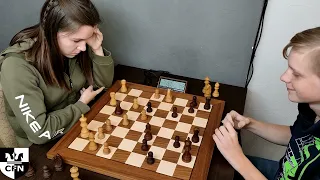 WFM Fatality (1932) vs A. Ignatiev (1759). Chess Fight Night. CFN. Blitz