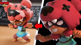 Brawl Stars clay art - Nita - clay Tutorial