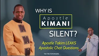 BISHOPS TELLS APOSTLE KIMANI TO TAKE A VOW OF SILENCE?