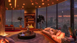 Relax Instrumental Jazz Chill and Rainy - Cozy Apartment with Sweet Jazz for Relax, Study, Work