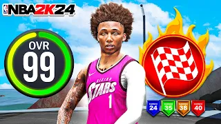 MIKEY WILLIAMS BUILD is UNSTOPPABLE at the PARK in NBA2K24