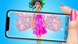 Da boneca Barbie à boneca de fadas, reforma DIY! Hacks e Gadgets para Bonecas 🌟🤣