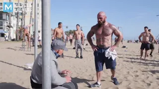 Prank Bodybuilder - Old Man Street Workout 1080p