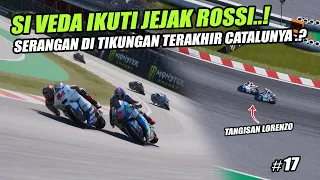 MotoGP™24❗VEDA ULANG MOMENT TANGISAN LORENZO VS ROSSI😱OVERTAKE LAST CORNER🔥❓#17 MotoGP™23 Tv Replay