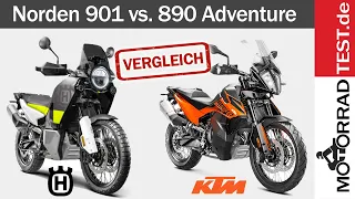 Husqvarna Norden 901 vs. KTM 890 Adventure | Vergleich der Reise-Enduros der gehobenen Mittelklasse