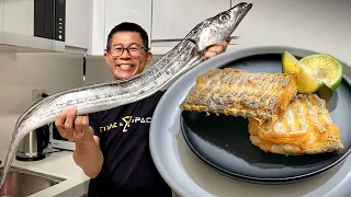 Cooking My Longest Fish | Pan Fried Hairtail