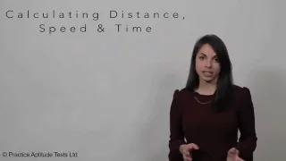 Calculating speed, distance & time