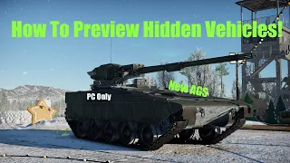 How To Preview Hidden Vehicles In Warthunder!
