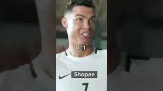 messi kimochi vs Ronaldo shopee #shorts#messi #ronaldo