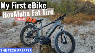 My First Electric Bike - HOVSCO HovAlpha 26" Electric Fat Tire Bike with Torque Sensor