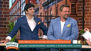 Horia Brenciu și Alex Bogdan, provocarea detectivilor