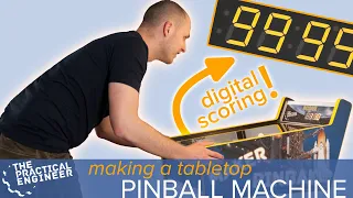 DIY Tabletop pinball machine - Finish & digital scoring system  [4/4]