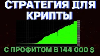 СТРАТЕГИЯ ДЛЯ КРИПТЫ С ПРОФИТОМ В 144 000 $