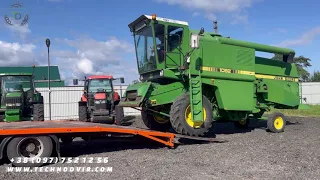 Комбайн John Deere 1052 відправили новому господарю!