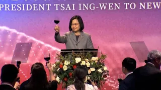 Taiwanese president in the US: Tsai Ing-wen says China 'deliberately raises tensions' • FRANCE 24