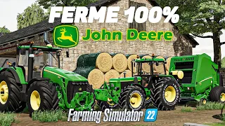 Créer une FERME 100% JOHN DEERE sur Farming Simulator 22, c'est possible ?