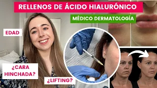 MÉDICO EXPLICA RELLENOS HIALURÓNICO: LABIOS, OJERA, NARIZ, LIFTING | EDAD, EFECTOS SECUNDARIOS 2023