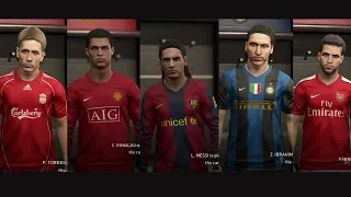 PES 2019 | NEW CLASSIC PLAYERS & TEAMS