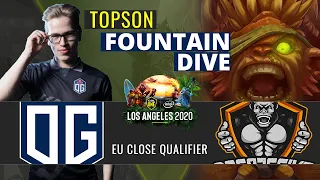 TOPSON BRISTLEBACK FOUNTAIN DIVE | OG vs AM | VÒNG LOẠI ESL ONE LOS ANGELES 2020 | HIGHLIGHT