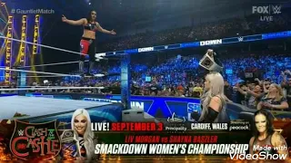 Liv Morgan (C) vs Shayna Baszler (Chal) for Smackdown Women Championship at the Castle Sept 3.