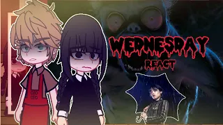 🕷️Nevermore React to Wednesday Addams🕸️ // Wednesday // Gacha