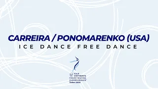 Carreira/Ponomarenko (USA) | Ice Dance FD | ISU FC FS Championships 2022 | Tallinn | #FigureSkating