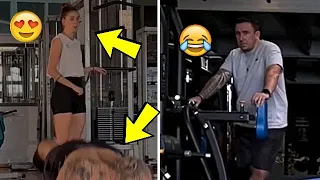 Scaring and Shocking People at The Gym With Calisthenics