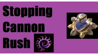 ZvP: Dealing with dedicated cannon rush