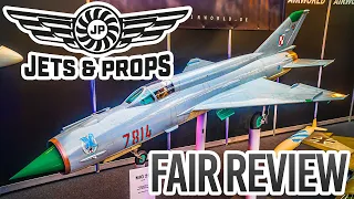 JETS & PROPS 2022 | 30 MINUTES FULL FAIR REVIEW | FULL SCALE TURBINE JETS & HELICOPTERS