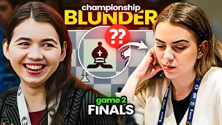 The FINAL Game | Championship BLUNDER! | Goryachkina vs Salimova