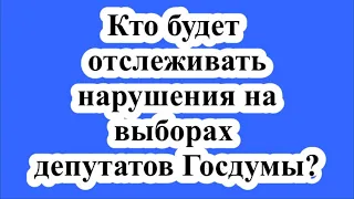 Кто будет отслеживать нарушения на выборах депутатов Госдумы?