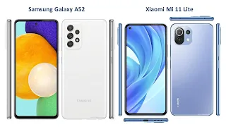 Samsung Galaxy A52 VS Xiaomi Mi 11 Lite