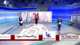 Mike Enriquez raps in 24 Oras