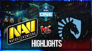 CS:GO - Team Liquid EliGE is killing Na'Vi Highlights [Overpass] - ESL One Cologne 2016