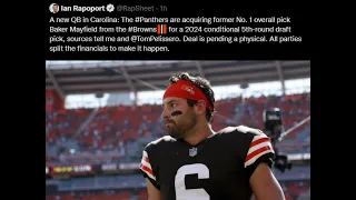 Baker Mayfield to the Carolina Panthers #Panthers #Browns #NFL